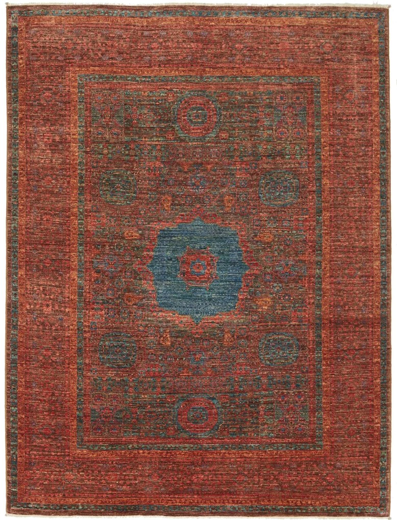 Mamluk Tappeto orientale 150x200 Marrone (Pakistan) Annodato A Mano