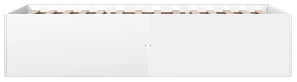 Giroletto bianco 90x200 cm in legno multistrato