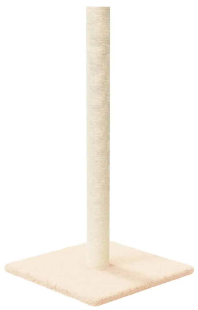 Palo tiragraffi per gatti crema 35x35x70 cm