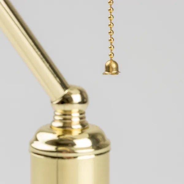 Brilagi - Lampada da tavolo BANK OFFICE 1xE27/60W/230V dorata/bianca