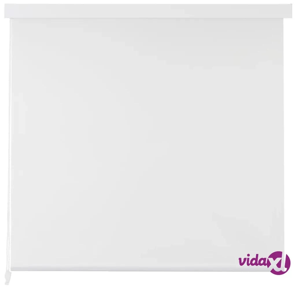 vidaXL Tenda a Rullo per Doccia 140x240 cm Bianco