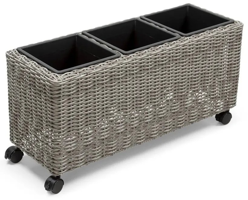 Vaso da giardino grigio naturale - Bonami Essentials