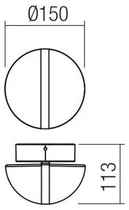 Redo 90364 - LED Applique da esterno SIERRA LED/10,8W/230V IP54