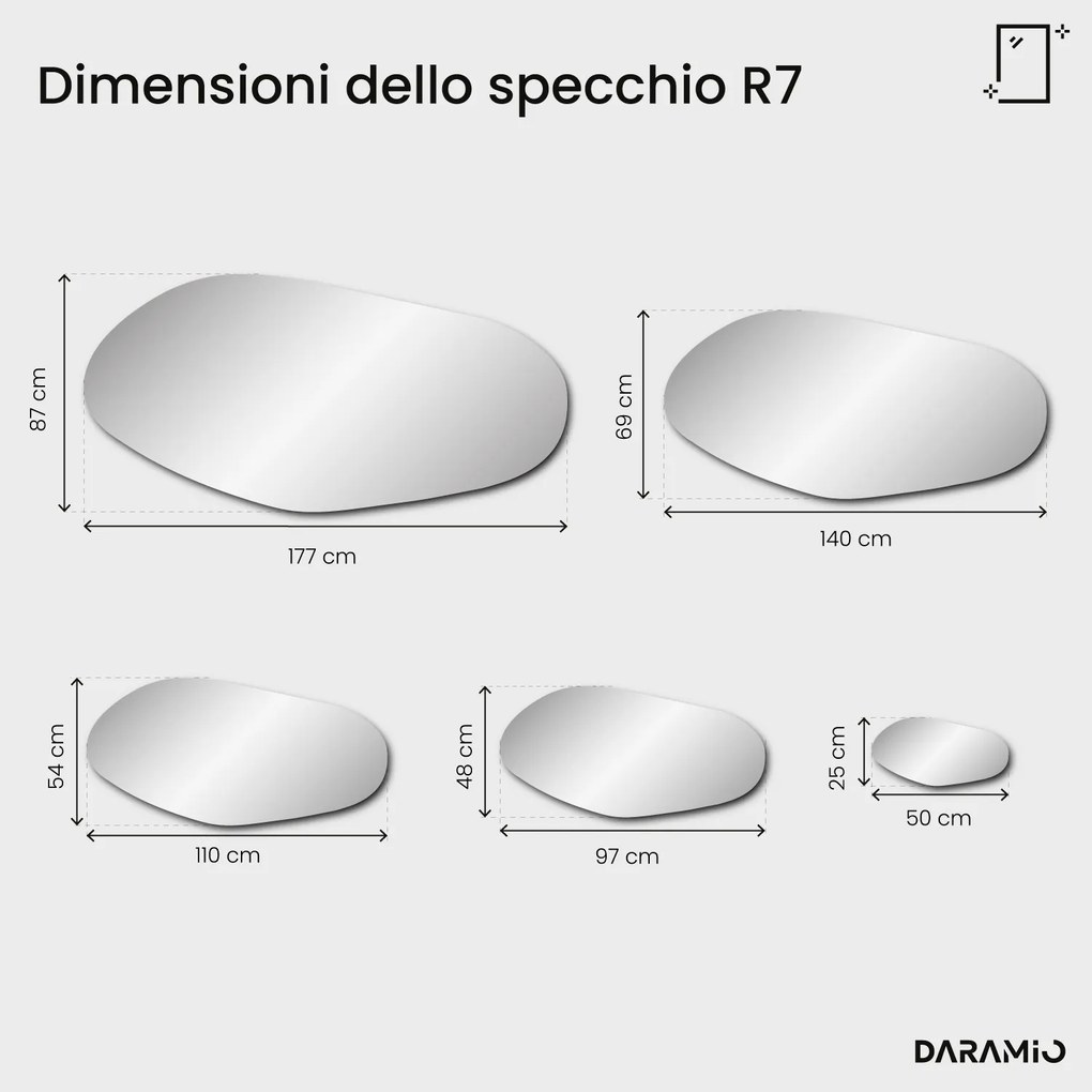 Specchio irregolare – Pure Collection R7