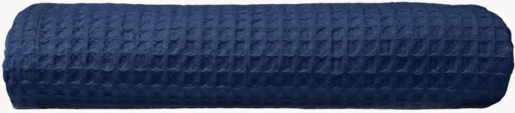 Telo da bagno in cotone a nido d'ape Midnight Blue