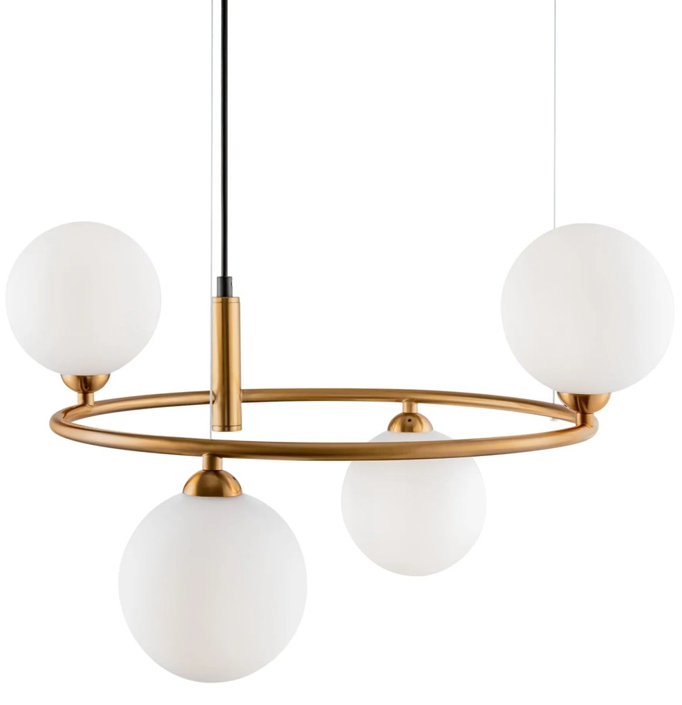 Maytoni Lampada a sospensione Serie 'Ring' Colore Ottone