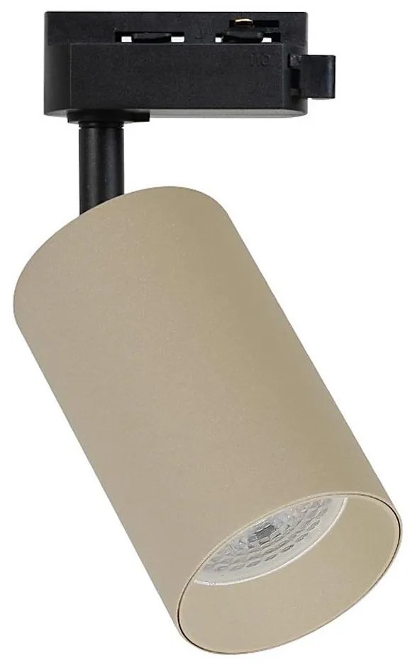 Faretto per sistema a binario monofase PIPE 1xGU10/10W/230V beige