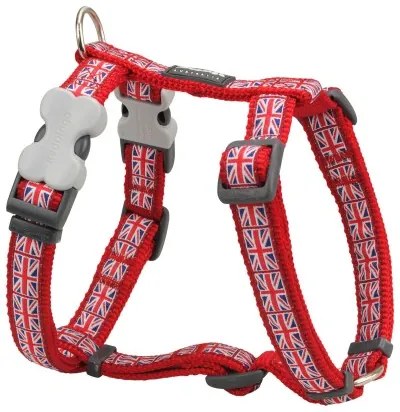 Imbracatura per Cani Red Dingo STYLE UNION JACK FLAG 36-54 cm Rosso 30-48 cm