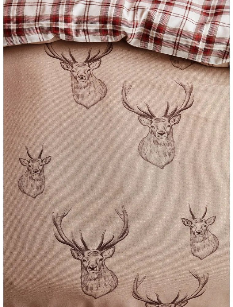Biancheria da letto beige , 135 x 200 cm Stag - Catherine Lansfield