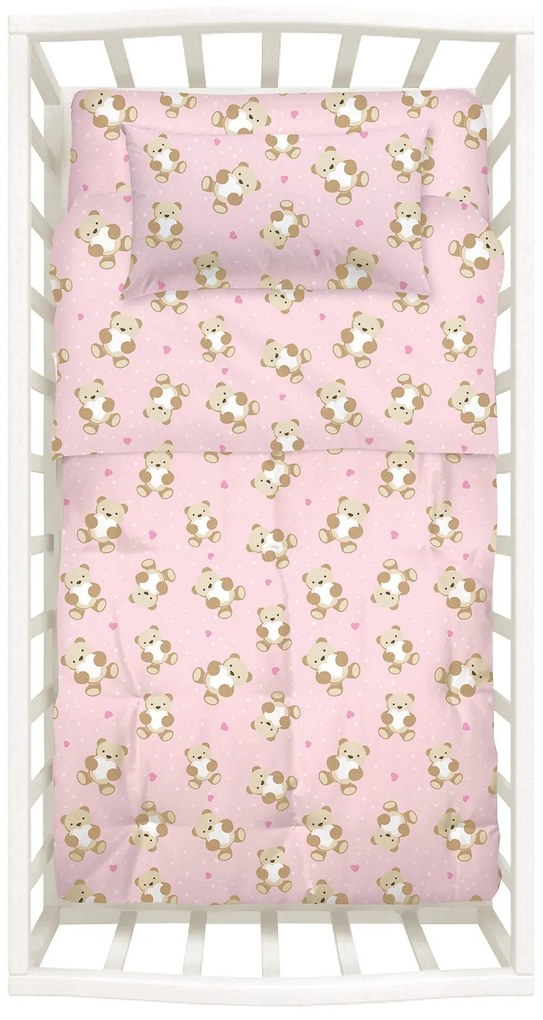 Trapunta con Paracolpi in Cotone Orsacchiotti Baby Caleffi