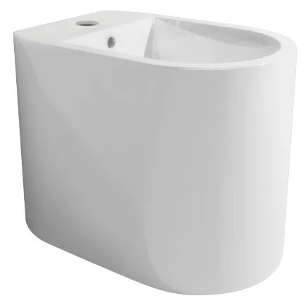 Ceramica Flaminia ASTRA Bidet filo muro a pavimento monoforo in ceramica bianco