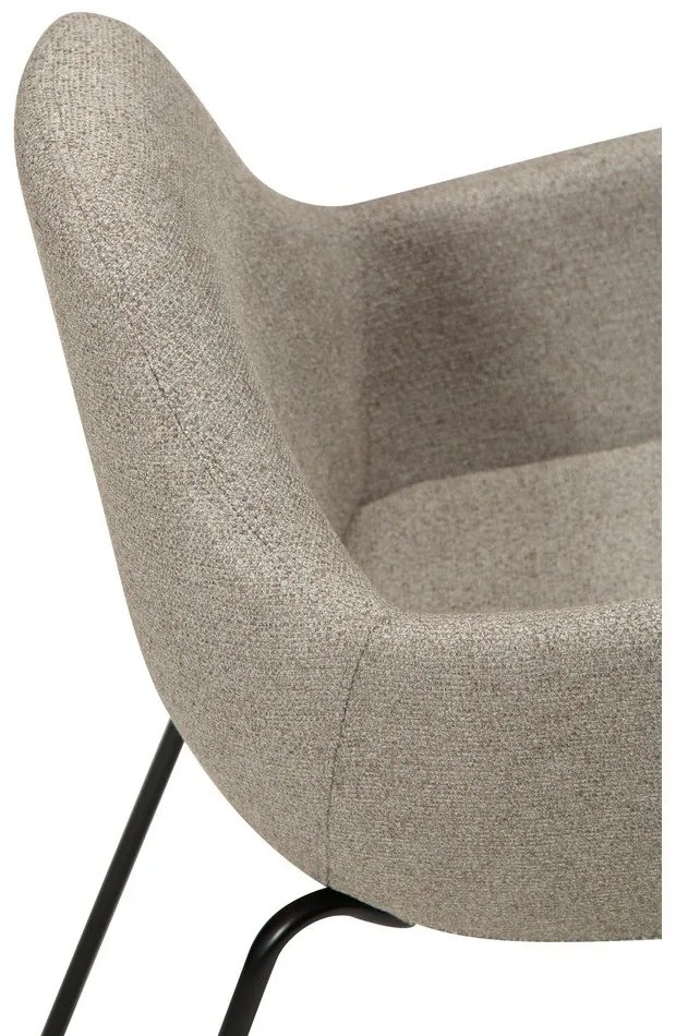 Poltrona beige in tessuto bouclé Zimmer - DAN-FORM Denmark