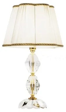 Lampada da tavolo 1 luce E14 - cristallo e vetro BRIGIDA 25x44 cm