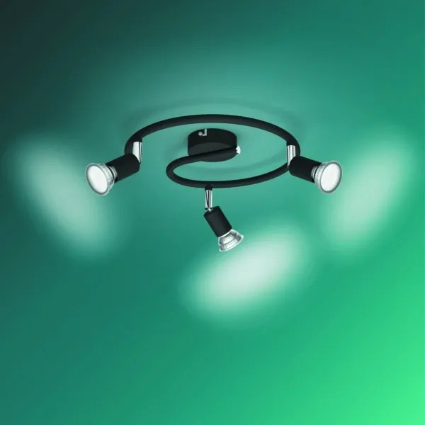 Philips - Faretto LIMBALI 3xGU10/50W/230V nero