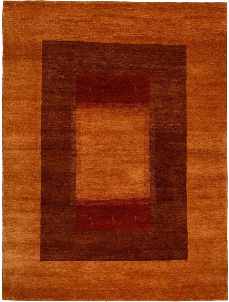 Loribaft Tappeto orientale 260x190 Rosso (Indian) Annodato A Mano