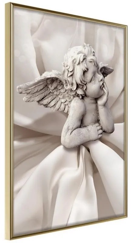 Poster  Little Angel  Cornice Quadri Cornice d'oro, Larghezza x Altezza Home decor 20x30