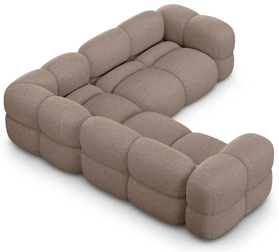 Divano angolare marrone Loretto – Cosmopolitan Design