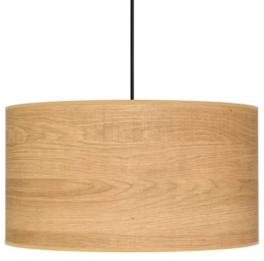 Lampadario a sospensione con filo ALBA 1xE27/15W/230V diametro 45 cm marrone/nero