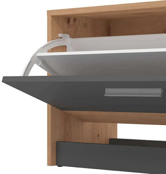 ADDIE - mobile ingresso appendiabiti moderno minimal in legno