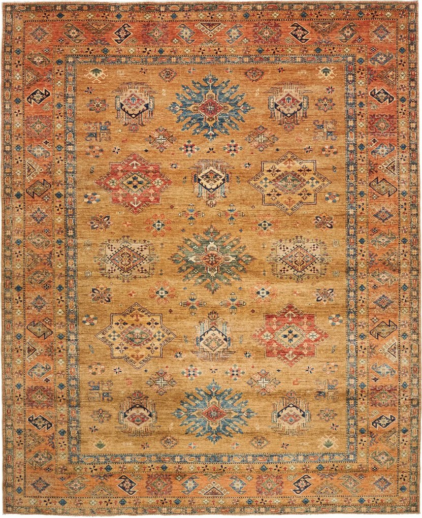 Kazak Tappeto orientale 250x310 Giallo (Pakistan) Annodato A Mano