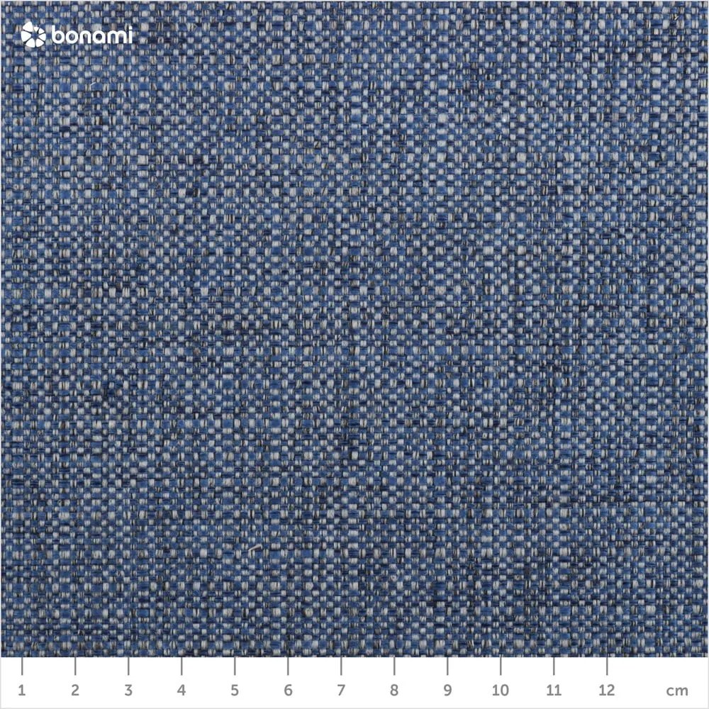 Letto matrimoniale imbottito blu scuro con contenitore e rete inclusi 200x200 cm Elizabeth – Micadoni