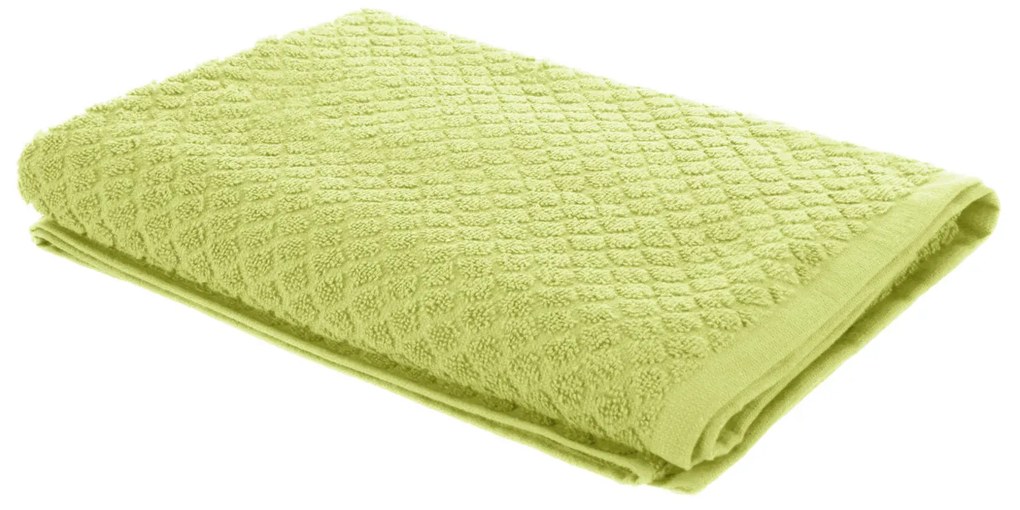Telo doccia 70x140 cm verde lime Diamond