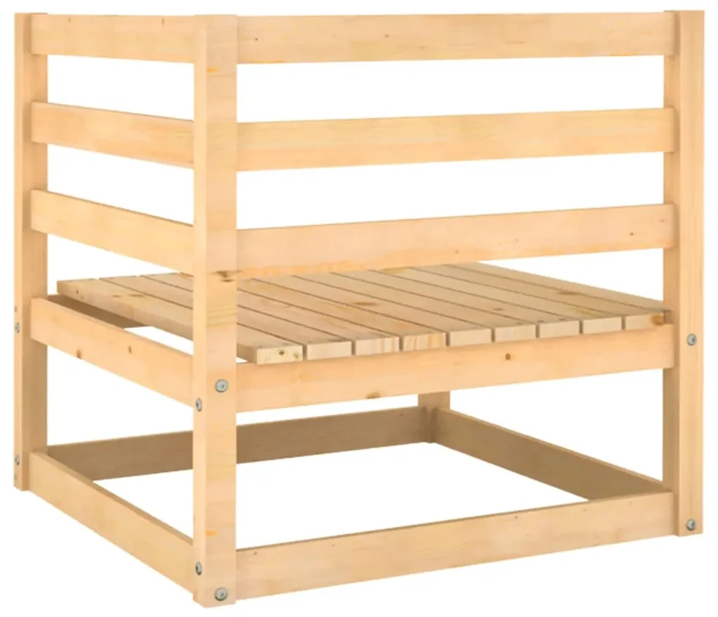 Divano da giardino a 2 posti con cuscini legno massello di pino