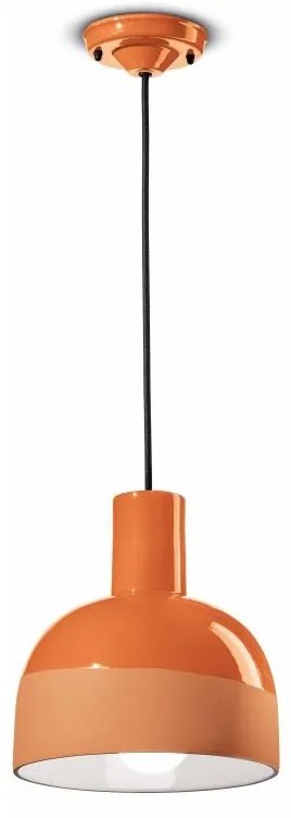 Ferroluce Decò  Caxixi - 1-light suspension C2400 Arancio pesca