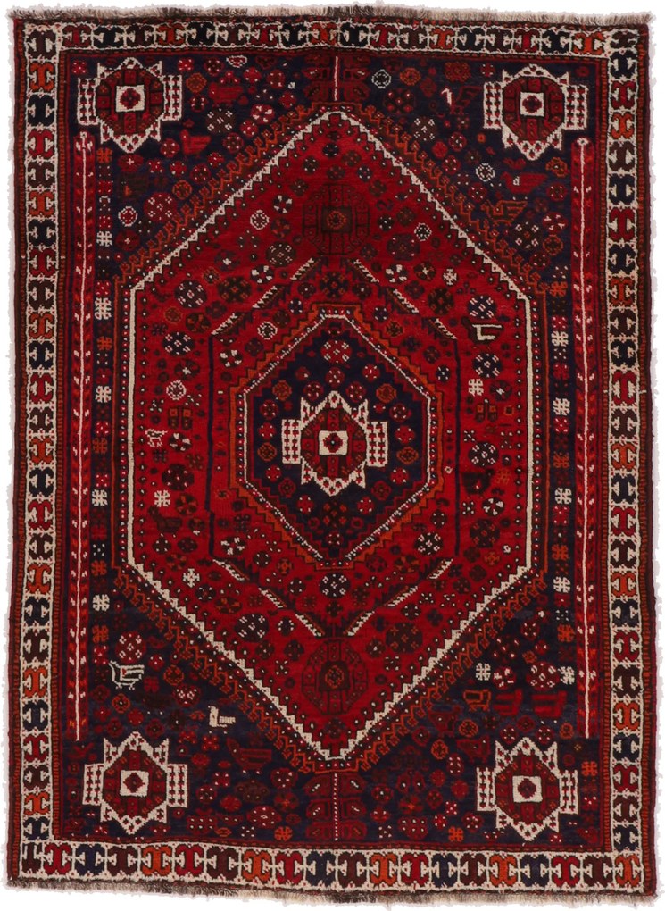 Shiraz Tappeto persiano 170x220 (Iran) Annodato A Mano