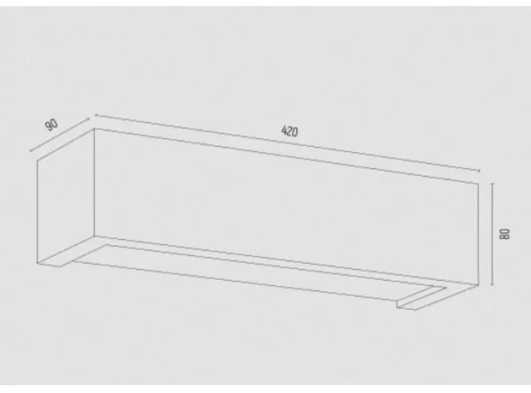 Argon 7169 - Applique CASERTA 2xE27/15W/230V 42 cm