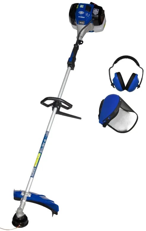 Decespugliatore a scoppio 42.7 cm³ HYUNDAI DECESPUGLIATORE 2T + CUFFIA con testa in nylon 1 filo