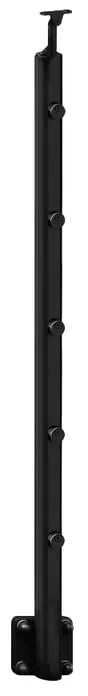 Palo BURGER OPALU FULL BLACK in alluminio nero 5.2 cm x 7 cm