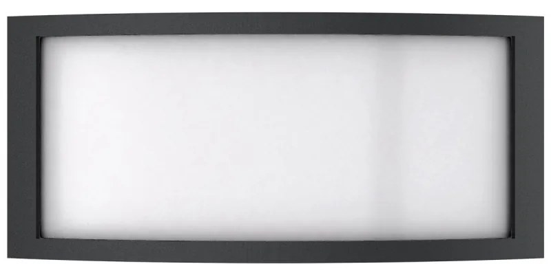 Applique Slim Design IP65 - E27 Nera Colore del corpo Nero