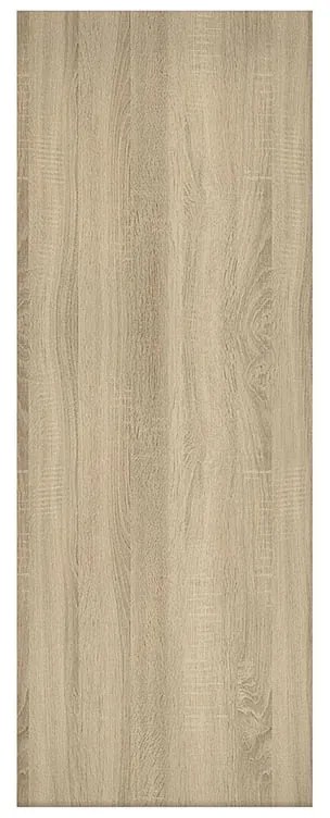 Pannello per porta d'ingresso coordinato Brush rivestito rovere cognac L 95  x H 215 cm, Sp 0.6 mm