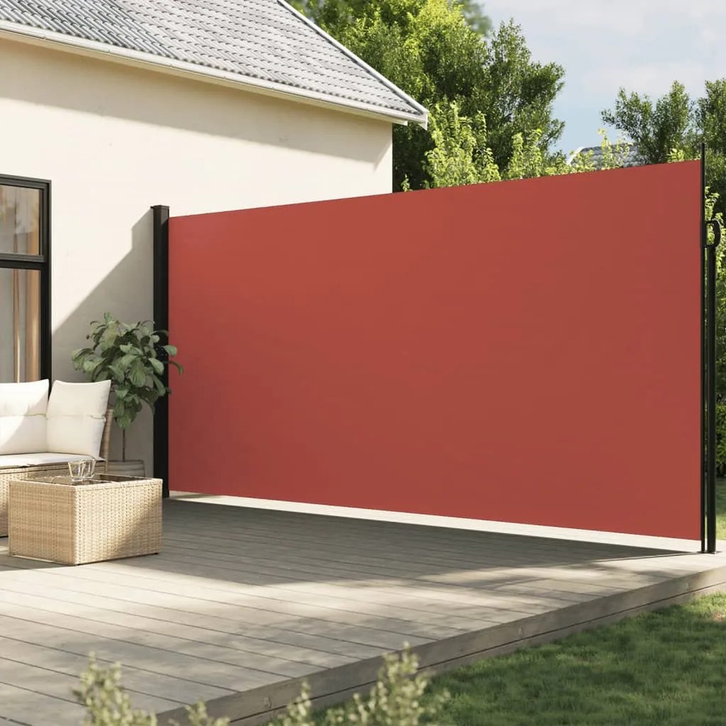 Tenda Da Sole Laterale Retrattile Terracotta 220x600 Cm /