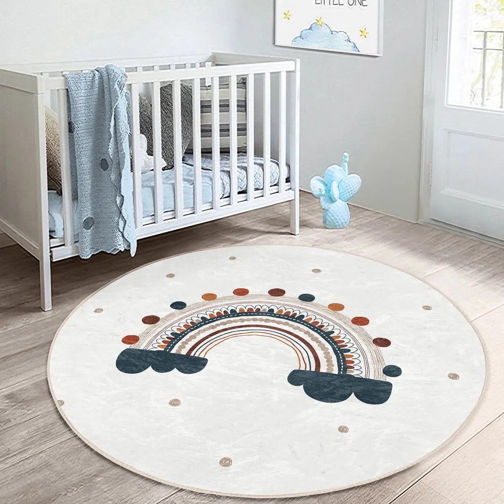 Tappeto per bambini crema ø 120 cm Comfort - Mila Home