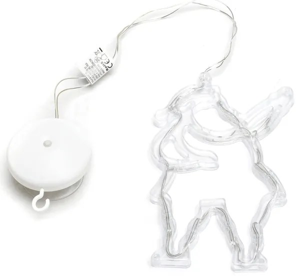 Aigostar - Decorazione natalizia LED 10xLED/3xAAA Babbo Natale 20 cm