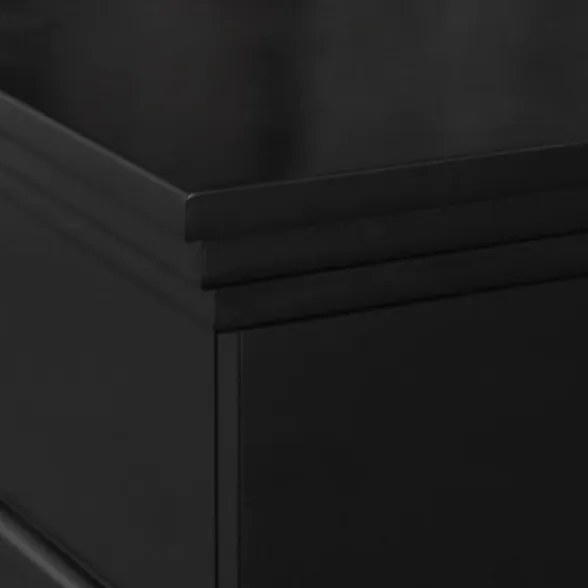 Camino a bioetanolo biocamino da terra WASHINGTON Nero L111 x P43 x H99