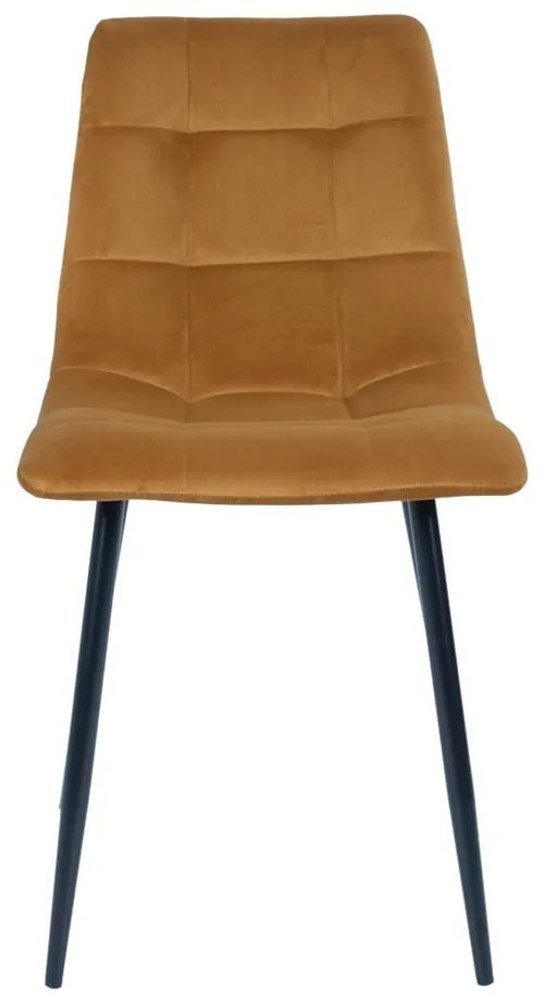 Sedie da pranzo in set gialle in imbottito 2 pz Middelfart – House Nordic