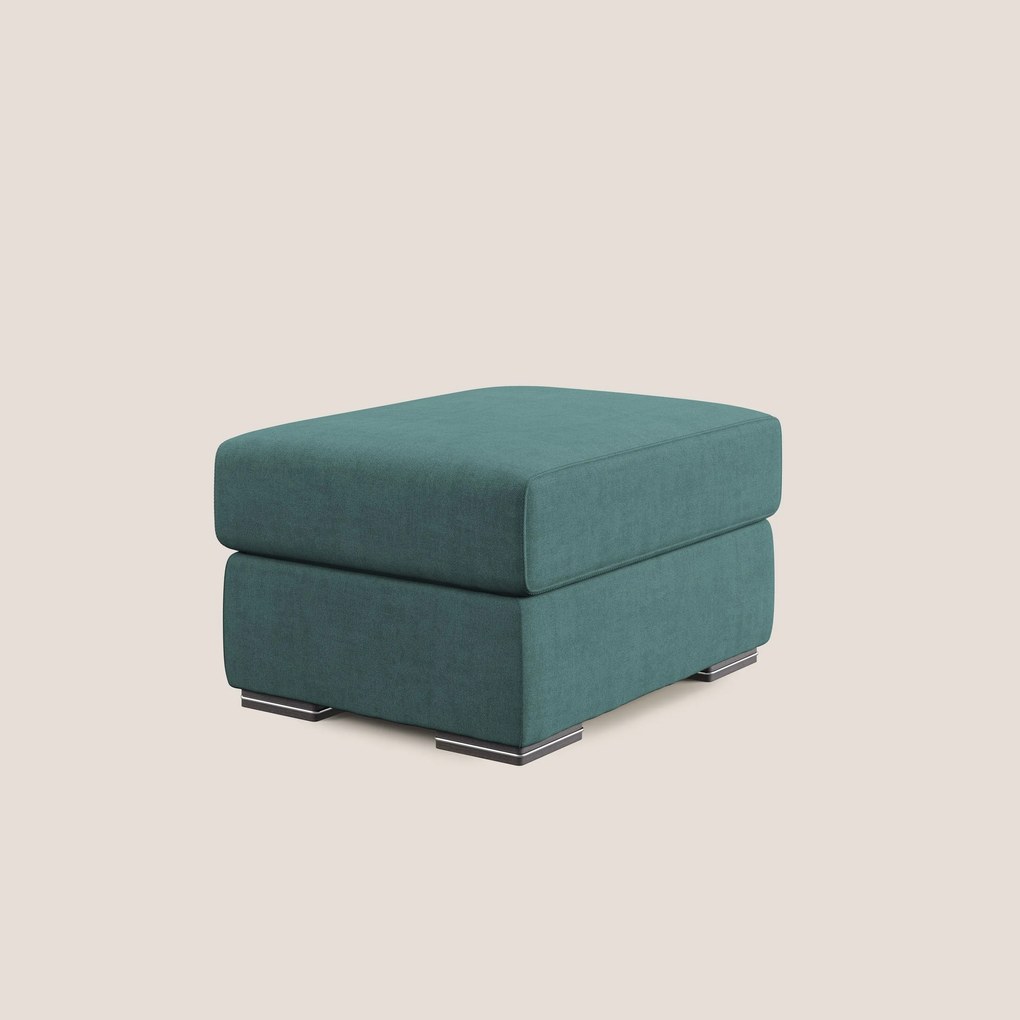 Sun pouf apribile contenitore in tessuto impermeabile T02 petrolio