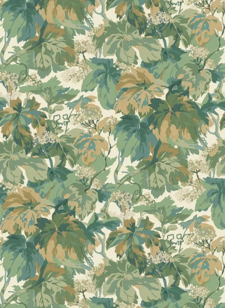 Mulberry Home Carta da parati Country Walk - Emerald