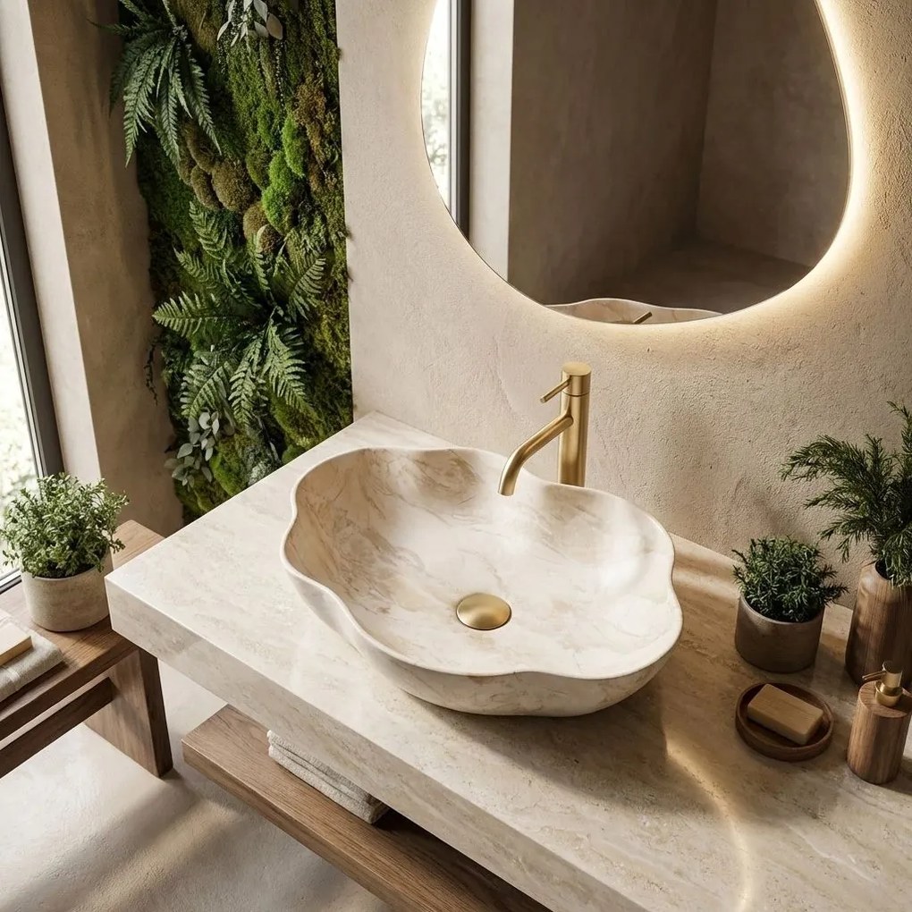 Lavabo da appoggio Rea Pearl Kallisto