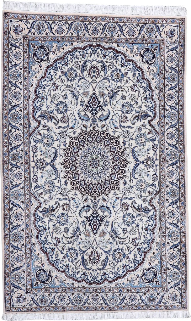 Nain Tappeto 130 x 200 (Iran) Annodato A Mano