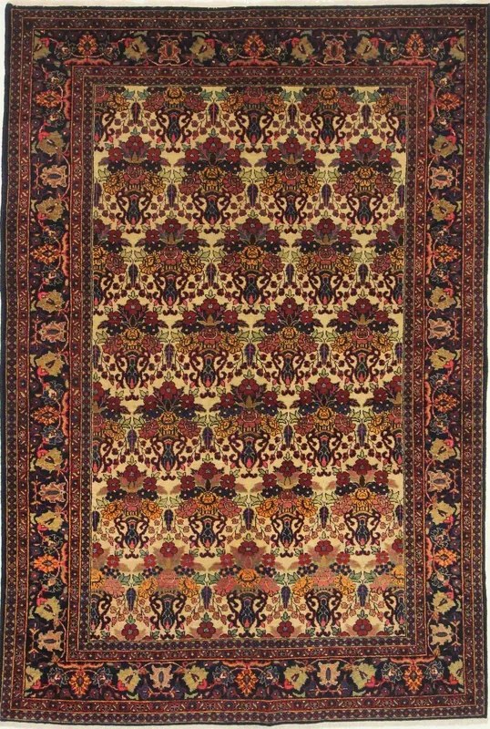 Bakhtiar Tappeto persiano 220 x 150 Beige (Iran) Annodato A Mano