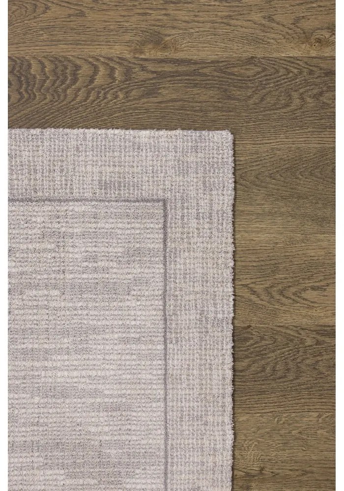 Tappeto in lana beige 160x240 cm Linea - Agnella