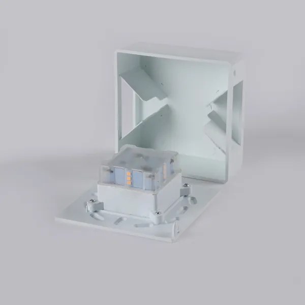 Brilagi - Applique da esterno a LED DOUBLERAY LED/6W/230V bianca IP54