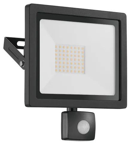 Eglo 64873 - Riflettore LED con sensore FILETTI LED/50W/230V 3000K IP44 nero