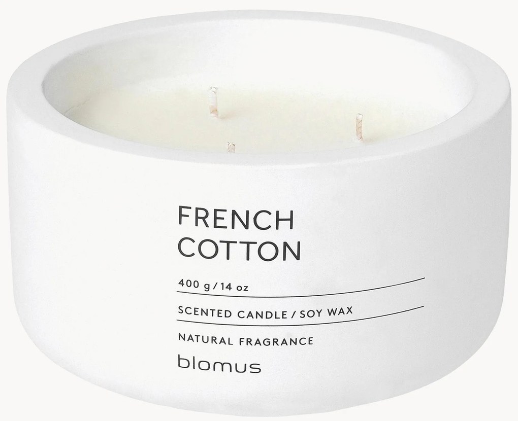 Candela profumata a tre stoppini Fraga (cotone francese)