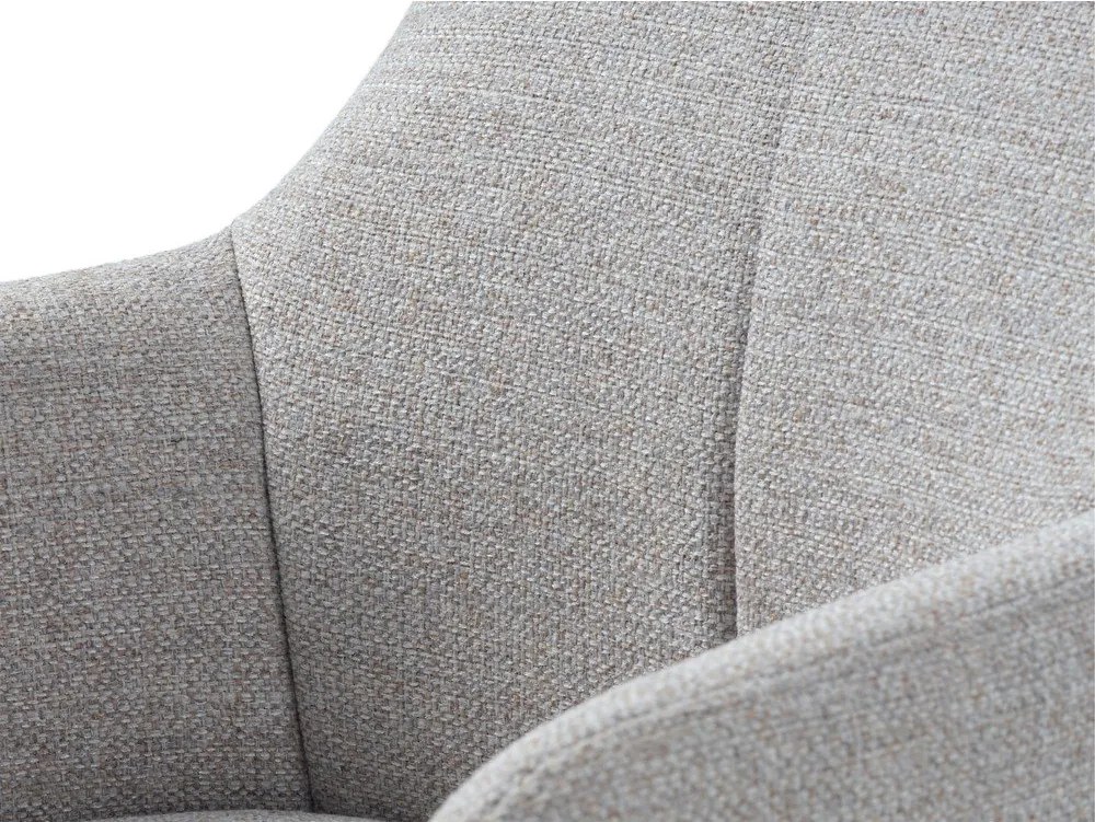 Poltrona da relax grigio chiaro girevole Manning – Unique Furniture