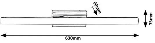 Rabalux 5781 - Applique a LED da bagno BASTIAN LED/13W/230V IP44
